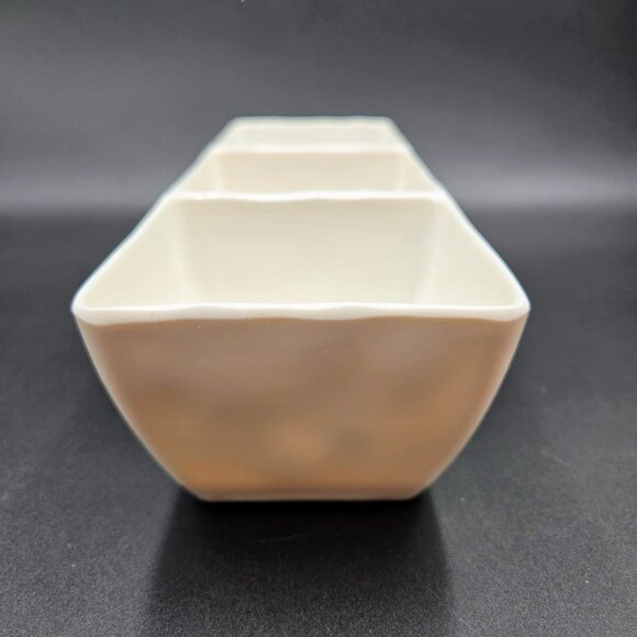 Rae Dunn Melamine Halloween Divided 3 Section Dish Black Cat Jack Olantern Boo - Picture 11 of 14